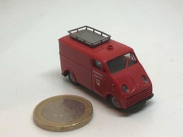 Brandweer DKW F 89 L Hamburg, Praline, Hobby en Vrije tijd, Modelauto's | 1:87, Gebruikt, Auto, Overige merken, Ophalen of Verzenden