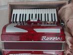 Rossini accordeon 80 bass.2 registers, Muziek en Instrumenten, Accordeons, Overige merken, 80-bas, Zo goed als nieuw, Met riemen