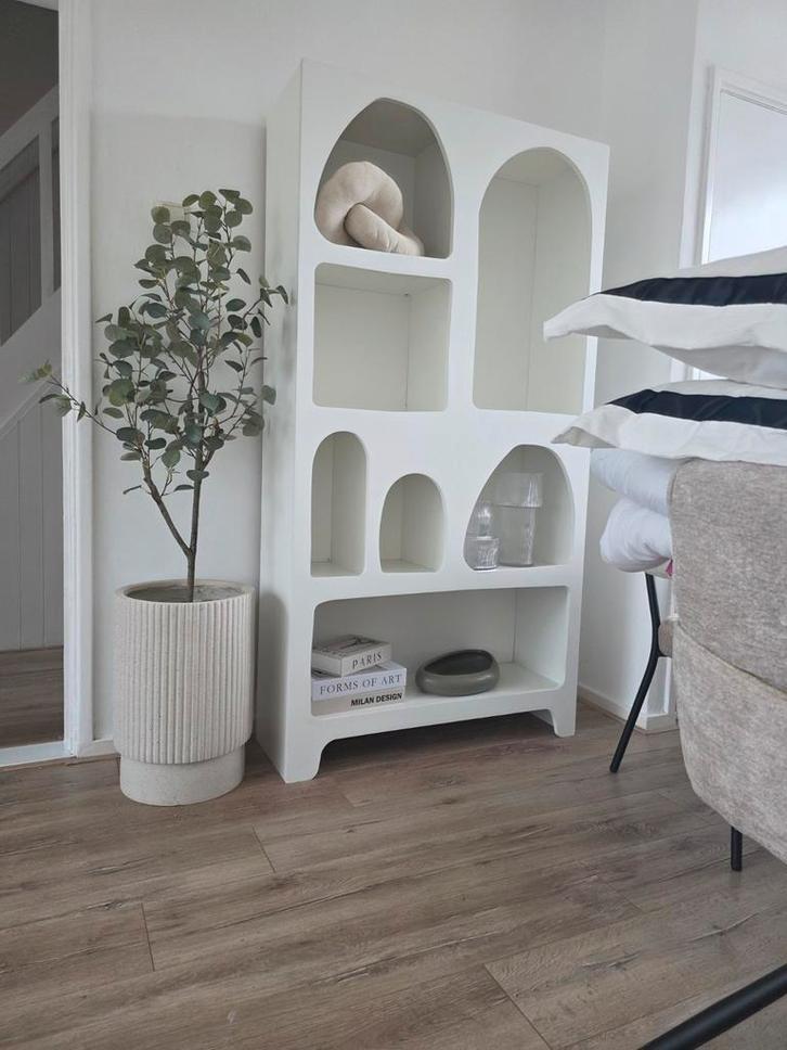 Japandi Woood Vakkenkast Caz, Huis en Inrichting, Kasten | Boekenkasten, Zo goed als nieuw, 50 tot 100 cm, 150 tot 200 cm, 25 tot 50 cm