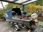 Visboot 4.20 meter 8 pk johnson, Watersport en Boten, Ophalen, Gebruikt