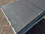 Trippel T 60x60x4 antraciet met facet terrastegels s-partij, Gecoat, Nieuw, Ophalen of Verzenden, 10 m² of meer