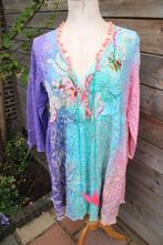 Jurk gekleurd kant Antica Sartoria mt Xl Transp Vaste prijs, Kleding | Dames, Overige kleuren, Maat 46/48 (XL) of groter, Ophalen of Verzenden