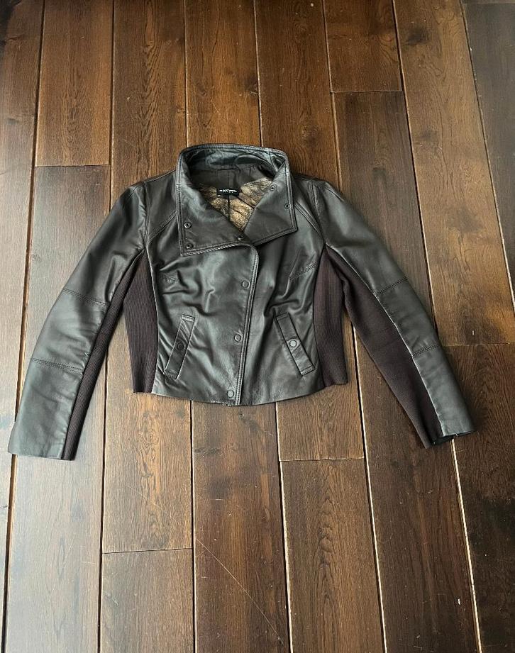 ** Blacky Dress Berlin leren jasje, maat 42 **, Kleding | Dames, Jasjes, Kostuums en Pakken, Zo goed als nieuw, Jasje, Maat 42/44 (L)