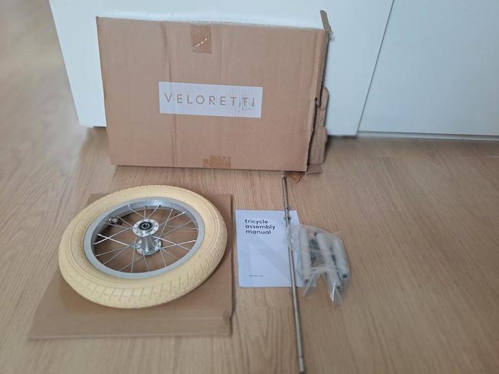 Veloretti ombouwset driewieler kleur wit/beige, Fietsen en Brommers, Fietsaccessoires | Overige Fietsaccessoires, Nieuw, Ophalen of Verzenden
