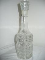 Glazen Karaf met Dop * Halve Druppels *Vintage, Antiek en Kunst, Antiek | Glas en Kristal, Ophalen