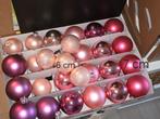 Roze kerstballen glas, Diversen, Kerst, Ophalen, Zo goed als nieuw
