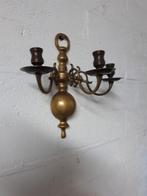 Koperen Kandelaar Wandmodel, Antiek en Kunst, Antiek | Kandelaars, Ophalen of Verzenden, Koper of Brons