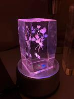 Lampje op draaiplateau, Huis en Inrichting, Lampen | Tafellampen, Ophalen of Verzenden, Zo goed als nieuw, Minder dan 50 cm