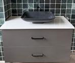 Nette wastafel met wasbak en kraan, Huis en Inrichting, Badkamer | Badkamermeubels, Ophalen, 50 tot 100 cm, Zo goed als nieuw