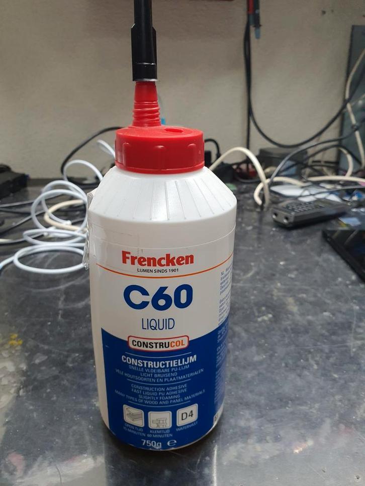 Frencken C60 Constructielijm - Nieuw in verpakking, Doe-het-zelf en Verbouw, Verf, Beits en Lak, Nieuw, Beits, Minder dan 5 liter