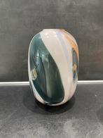 Glazen vaas met dessin van h&m home, Minder dan 50 cm, Glas, Ophalen, Overige kleuren
