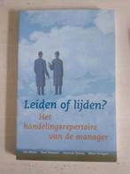 Leiden of lijden?, Ophalen of Verzenden, Zo goed als nieuw, Sociale wetenschap