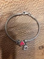 Mooie bedelarmband voor kleine meid - Nieuwstaat!, Ophalen of Verzenden, Zo goed als nieuw, Met bedels of kralen, Zilver