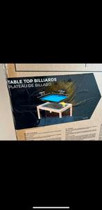 Biljart tafel, Ophalen