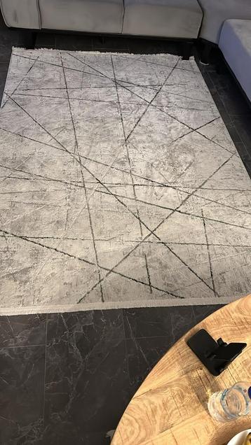 2 x Grijze Vloerkleed 160x230 beschikbaar voor biedingen