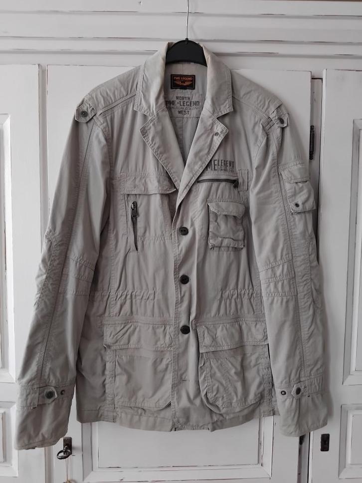 "Mooie Parka Zomerjas" (Merk) / Zeer Goede Staat!, Kleding | Heren, Jassen | Zomer, Zo goed als nieuw, Maat 56/58 (XL), Grijs