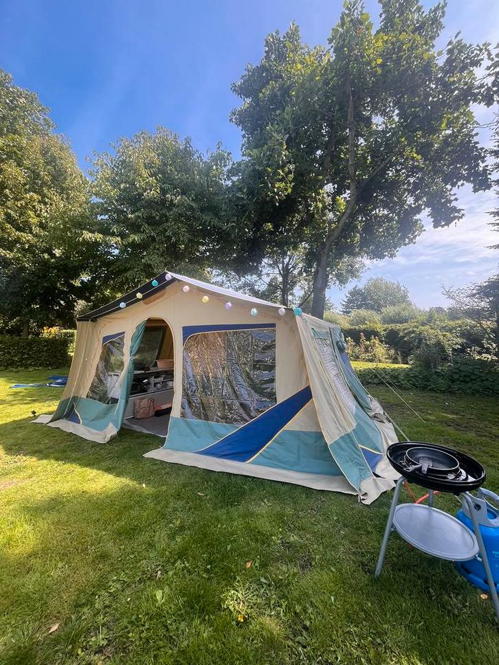 Perfecte JAMET grote Vouwwagen! Met Lattenbodem, Caravans en Kamperen, Tenten, tot en met 6, Gebruikt, Ophalen