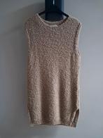 Transfer gebreide jurk taupe - maat 2, Kleding | Dames, Jurken, Maat 38/40 (M), Beige, Ophalen of Verzenden, Zo goed als nieuw