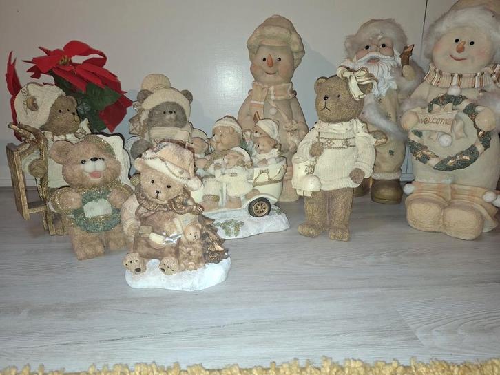 Polystone kerst/winterberen, UNIEK!!, Diversen, Kerst, Zo goed als nieuw, Ophalen