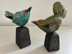2x Decoratief vogelfiguur (keramiek), Ophalen of Verzenden