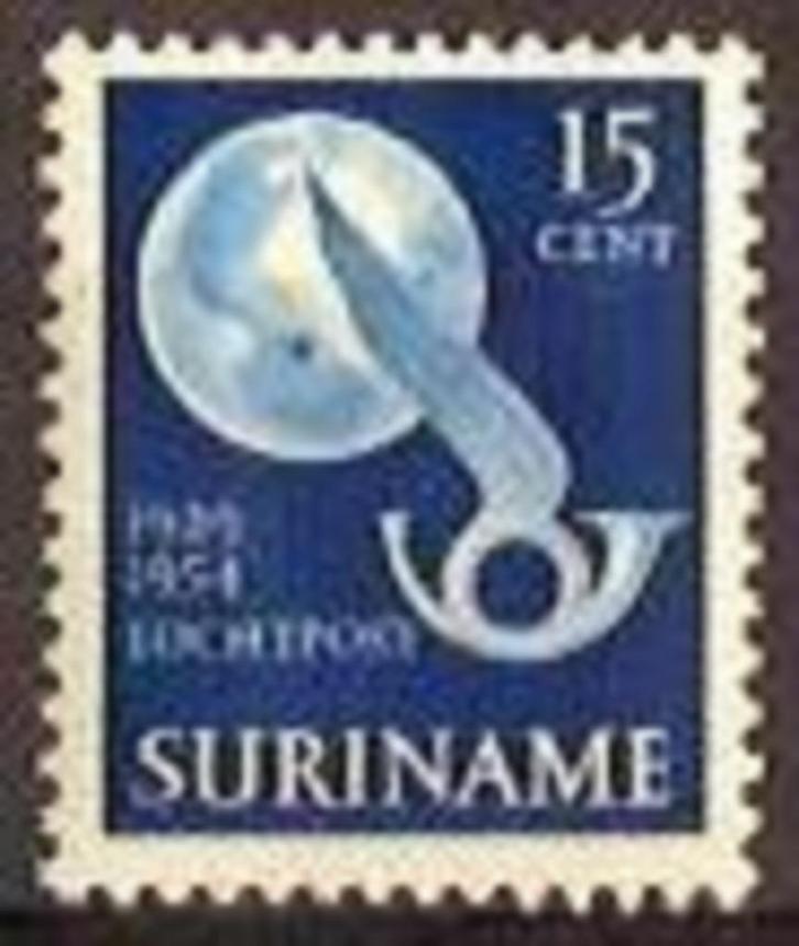 Suriname Luchtpost 32 ongebruikt Herdenking 1954, Postzegels en Munten, Postzegels | Suriname, Postfris, Verzenden