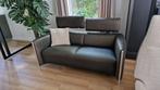 Leolux 2.5zits bank en poef, Ophalen, Gebruikt, 100 tot 125 cm, Tweepersoons