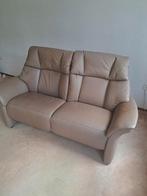 2 zits leren relax  bank ( Hjort Knudsen), Ophalen, Gebruikt, 150 tot 200 cm, Tweepersoons
