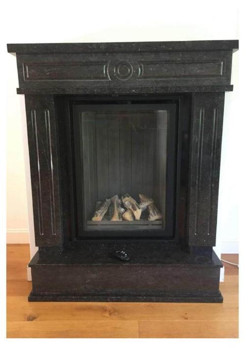 BARBAS Gasinbouw-/inzethaard met ‘houtset’, Huis en Inrichting, Kachels, Gebruikt, Inbouw, Gaskachel, Gas, Ophalen