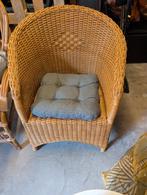 rieten stoel, Tuin en Terras, Ophalen, Gebruikt, Rotan
