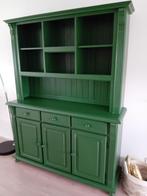 Groene buffetkast, Huis en Inrichting, Kasten | Buffetkasten, Ophalen, Gebruikt, 100 tot 150 cm, 25 tot 50 cm