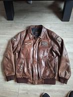 Pme legend bomber leren jas m, Kleding | Heren, Jassen | Winter, Ophalen of Verzenden, Bruin, Zo goed als nieuw, PME Legend