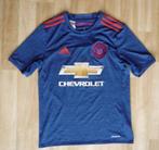 Blauw Adidas Manchester United sport shirt, maat 164, Jongen, Ophalen of Verzenden, Sport- of Zwemkleding, Zo goed als nieuw