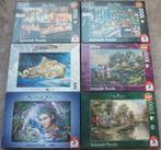 Diverse *** PUZZELS SCHMIDT *** 6 stuks, Ophalen of Verzenden, 500 t/m 1500 stukjes, Zo goed als nieuw, Legpuzzel