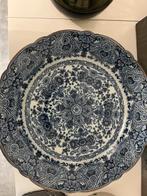 Vintage wandbord blauw/wit, Huis en Inrichting, Ophalen of Verzenden, Zo goed als nieuw