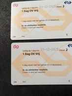 1 Dag OV Vrij - reizen met het gehele OV in Nederland, Tickets en Kaartjes, Trein, Bus en Vliegtuig, Eén persoon, Trein, Nederland