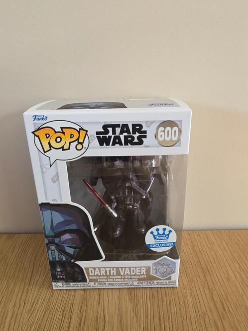 Funko Pop! 600 Darth Vader (Facet) - Star Wars: Disney 100, Verzamelen, Poppetjes en Figuurtjes, Nieuw, Verzenden