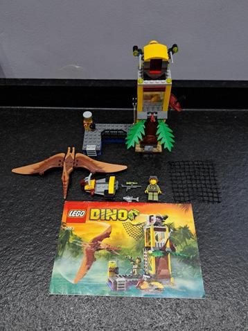 Lego Dino Tower Takedown #5883 - Compleet, Handleiding, Used beschikbaar voor biedingen