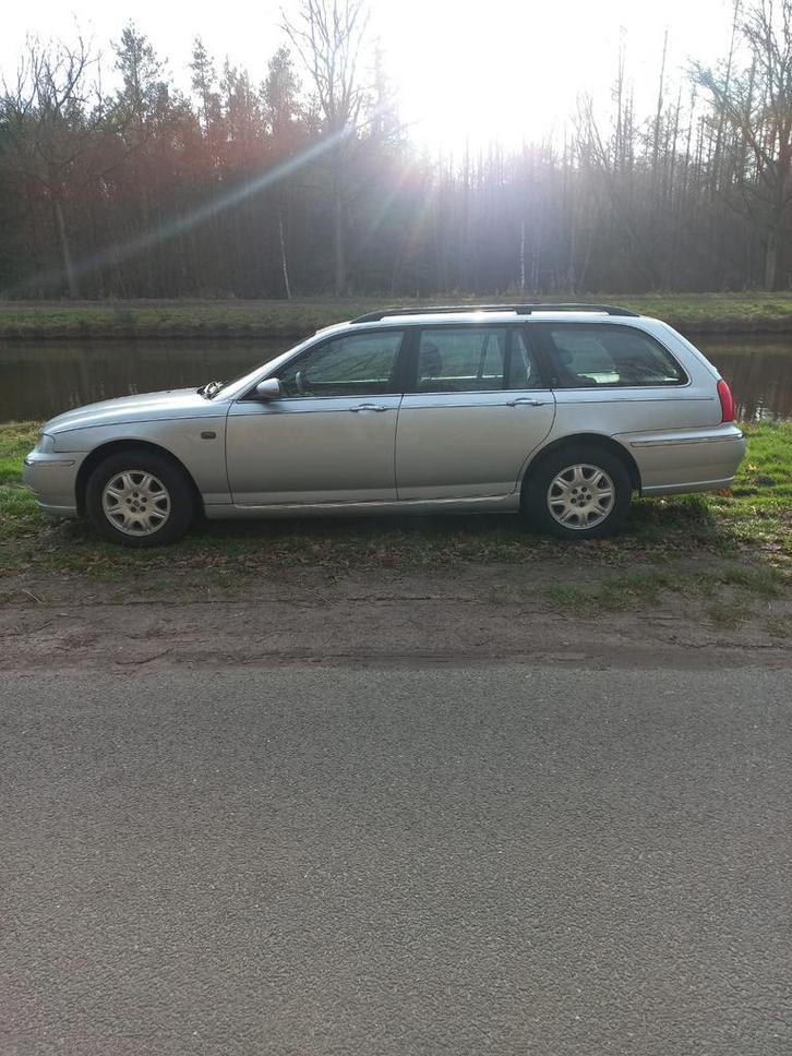 Rover 75 1.8 Tourer 2003 Grijs, Auto's, Rover, Particulier, Benzine, B, Stationwagon, Handgeschakeld, Origineel Nederlands, Zilver of Grijs