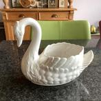 Plantpot, bloempot, beeld, zwaan, wit, Italië, vintage, Ophalen