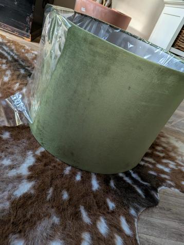 Grote groene Velours Lampenkap NIEUW beschikbaar voor biedingen