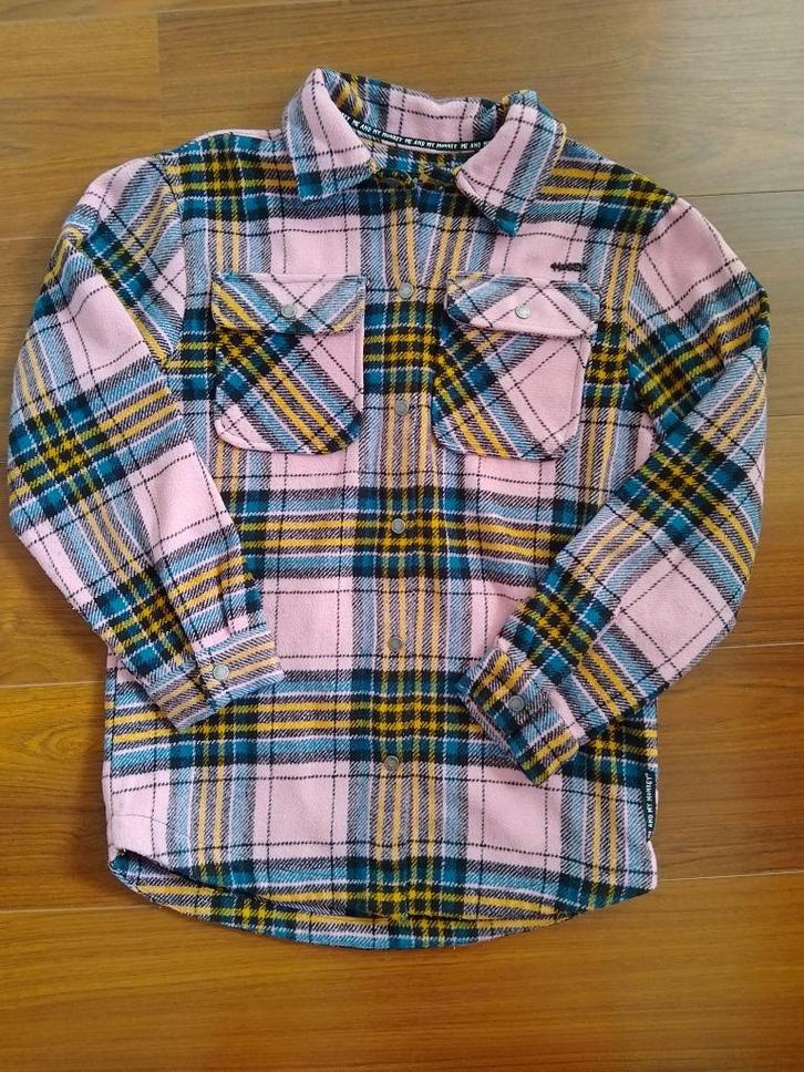 ALS NIEUW: DIKKE BLOUSE - JASBLOUSE 'ME AND MY MONKEY', Kinderen en Baby's, Kinderkleding | Maat 176, Zo goed als nieuw, Jongen of Meisje