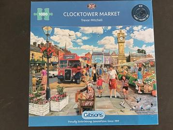 Gibsons Puzzel Clocktower Market 1000 stukjes beschikbaar voor biedingen