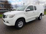 Toyota Hilux 2.5 D-4D 4X4 Airco Cruisecontrol Trekhaak 1.5Ca, Auto's, Euro 5, 1935 kg, Gebruikt, Wit