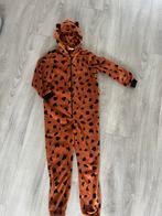 Onesie bruin zwart met oortjes maat 134/140, Ophalen of Verzenden, Zo goed als nieuw