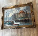 Prachtig olieverf schilderij gesigneerd J Van Dijk Amsterdam, Antiek en Kunst, Kunst | Schilderijen | Klassiek, Ophalen