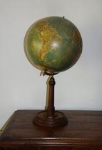 antieke kuhnerts wereldbol erdglobus paul räth wereldglobe, Ophalen