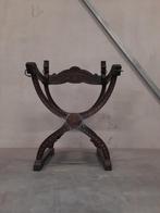 Antieke Dagobert Stoel met Leeuwenkoppen, Antiek en Kunst, Ophalen