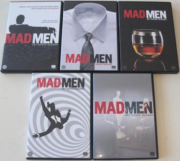 Dvd *** MAD MEN *** Seizoen 1 t/m 5 beschikbaar voor biedingen