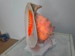 schitterende grote  schelpen lamp, Huis en Inrichting, Lampen | Tafellampen, Ophalen of Verzenden, Gebruikt, Overige materialen