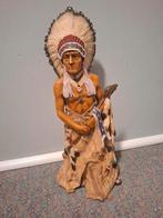 Indiaan Beeld – 42 cm hoog, Antiek en Kunst, Ophalen